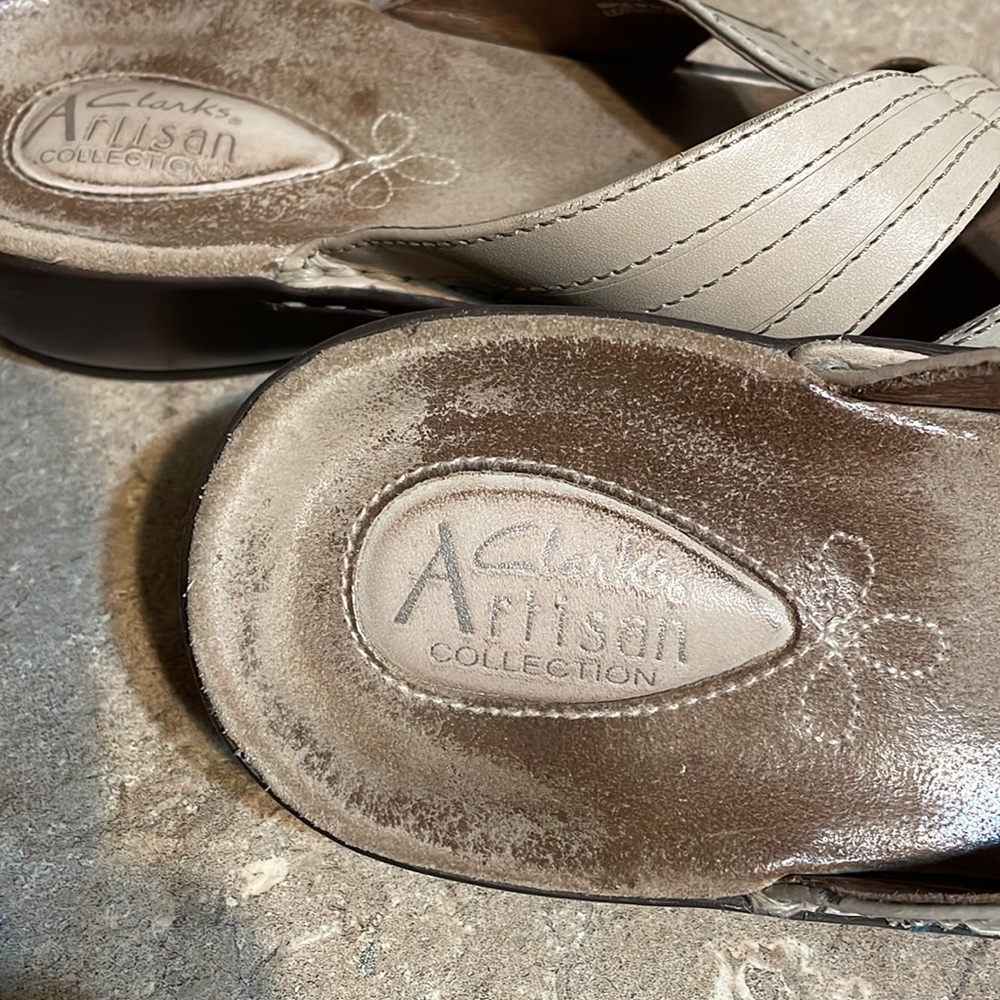 Clarks Artisan Collection Size 7 1/2 Women's Crea… - image 7